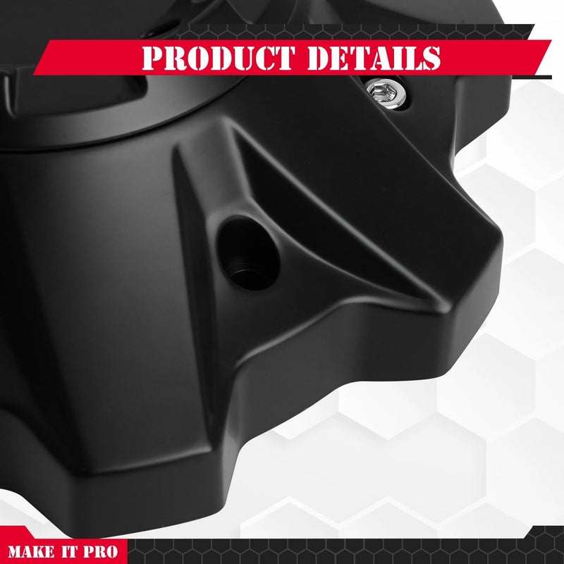 KitsPro Wheel Center Caps for Fuel Offroad Rim 1002-53B Logo Cap M-447 Replacement Hub Cap, Pack of 1 - Image 5